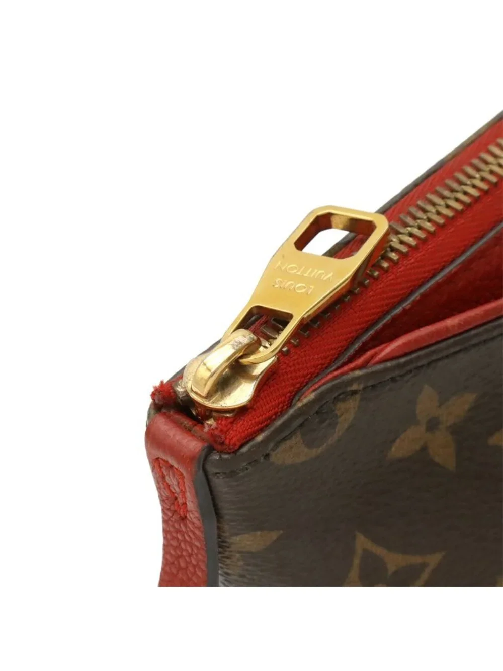 Louis Vuitton Monogram Pallas Beauty Case Makeup Pouch Multi Clutch Cerise